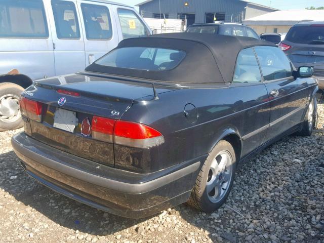 YS3DF75K617005840 - 2001 SAAB 9-3 SE BLACK photo 4