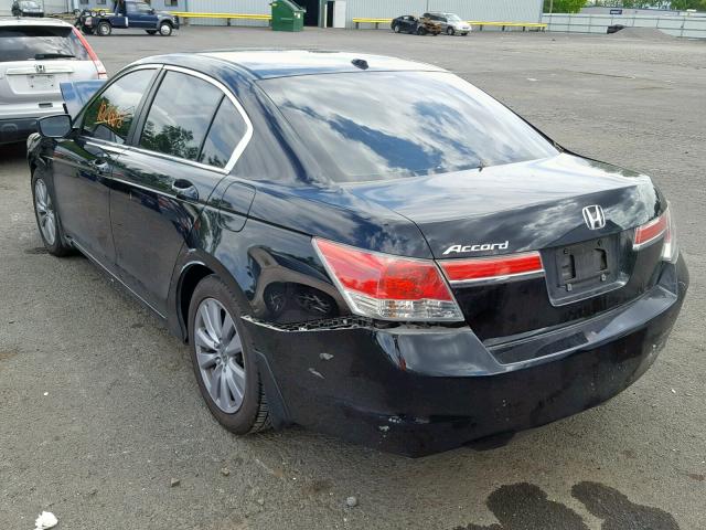 1HGCP2F82BA059034 - 2011 HONDA ACCORD EXL BLACK photo 3