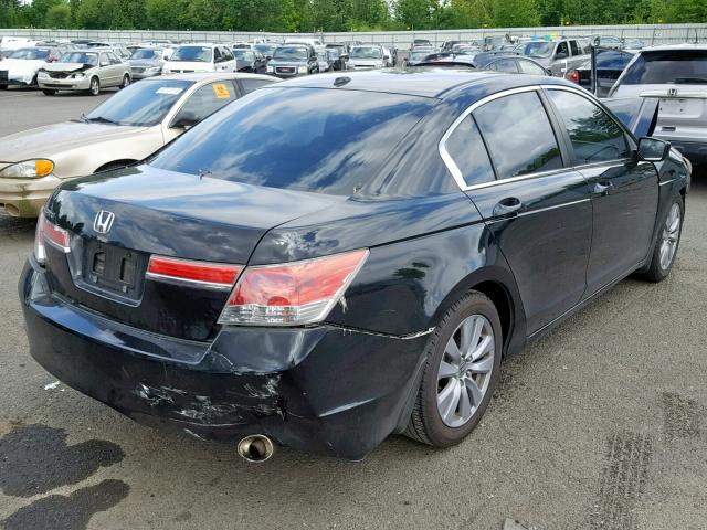 1HGCP2F82BA059034 - 2011 HONDA ACCORD EXL BLACK photo 4