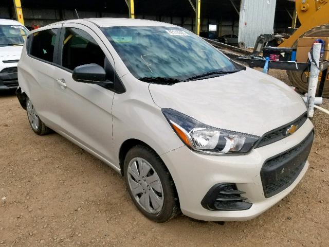 KL8CB6SA0JC468156 - 2018 CHEVROLET SPARK LS CREAM photo 1