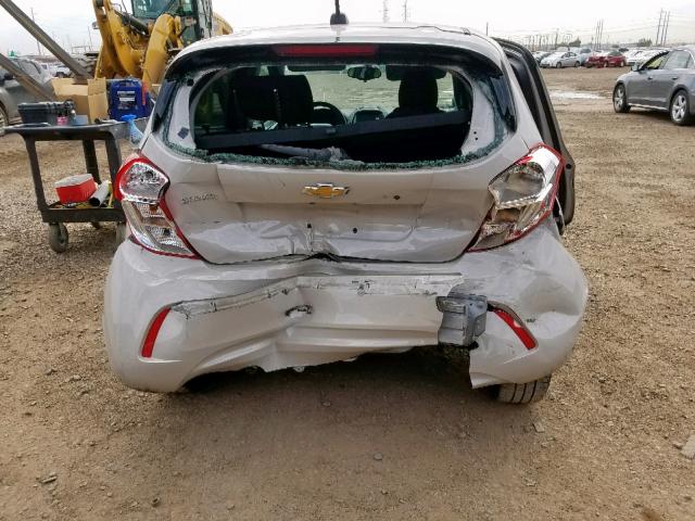 KL8CB6SA0JC468156 - 2018 CHEVROLET SPARK LS CREAM photo 9