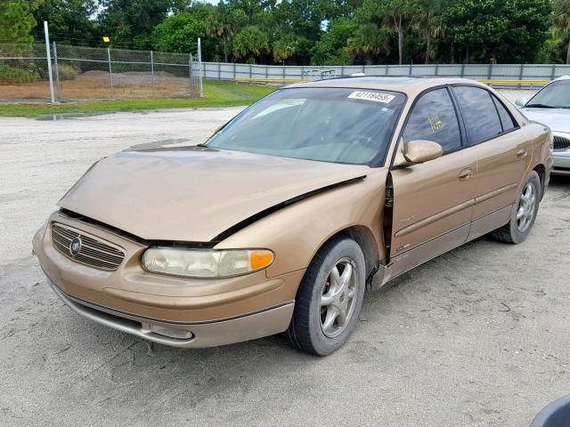 2G4WB55K611139286 - 2001 BUICK REGAL LS GOLD photo 2