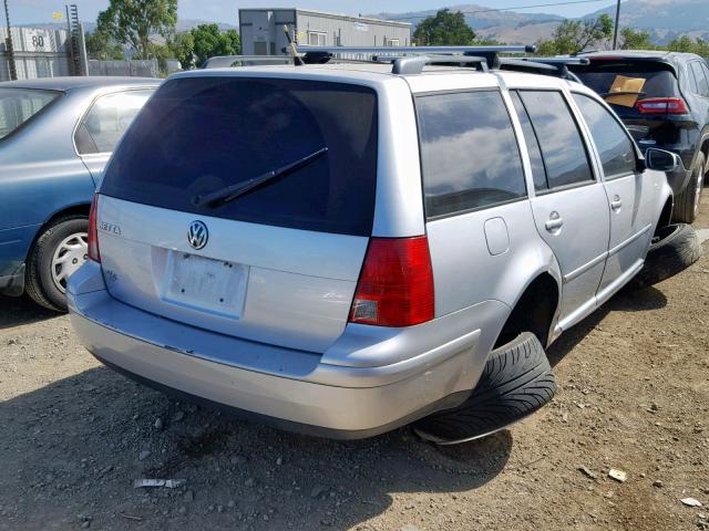 WVWSL61J25W070551 - 2005 VOLKSWAGEN JETTA GLS SILVER photo 4