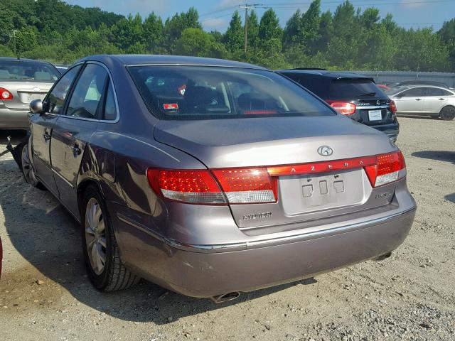 KMHFC46F96A116008 - 2006 HYUNDAI AZERA SE GRAY photo 3