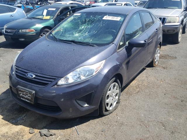 3FADP4AJ8DM200774 - 2013 FORD FIESTA S BLUE photo 2