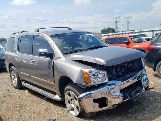 5N1AA08C67N702221 - 2007 NISSAN ARMADA SE GRAY photo 1