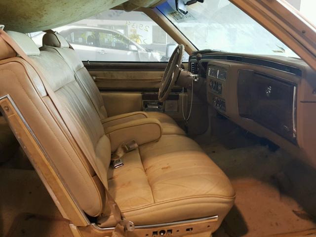 6D47S8Q286736 - 1978 CADILLAC COUPE DEVI BROWN photo 5