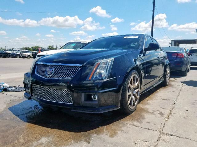 1G6DV5EP7C0117765 - 2012 CADILLAC CTS-V BLACK photo 2