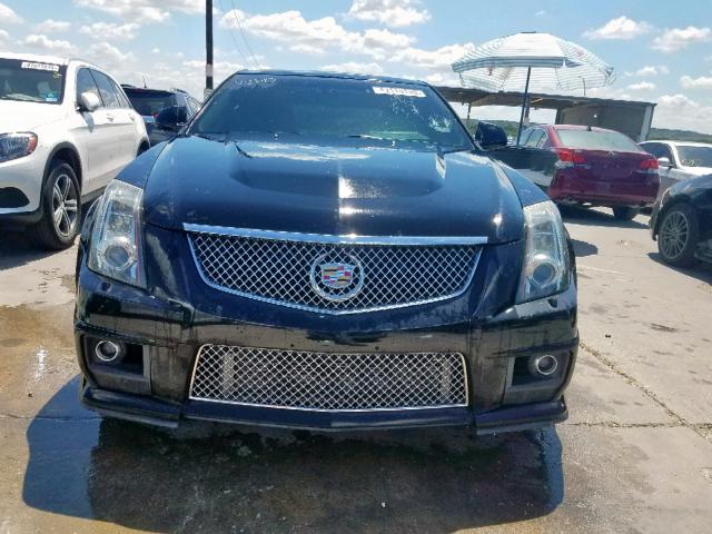 1G6DV5EP7C0117765 - 2012 CADILLAC CTS-V BLACK photo 9