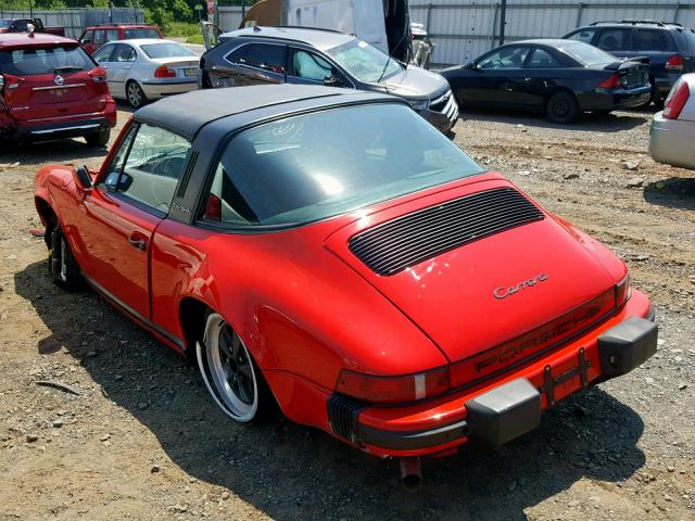 WP0EB0916FS161560 - 1985 PORSCHE 911 CARRER RED photo 3