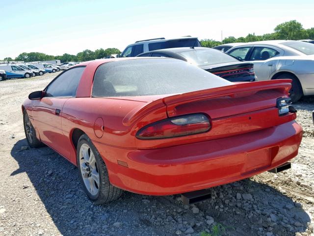 2G1FP22K2T2154916 - 1996 CHEVROLET CAMARO BAS RED photo 3