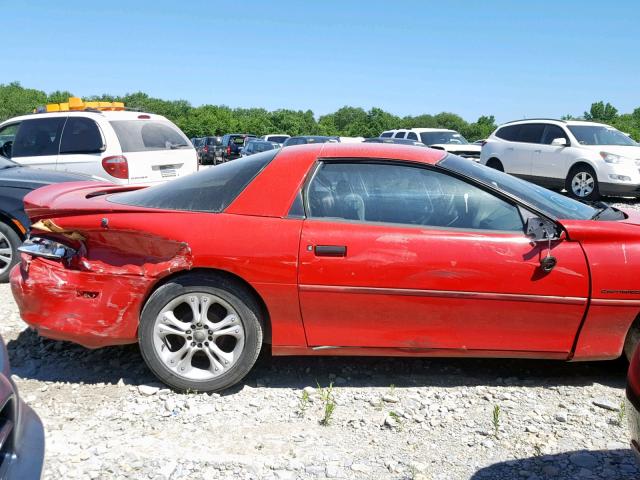 2G1FP22K2T2154916 - 1996 CHEVROLET CAMARO BAS RED photo 9