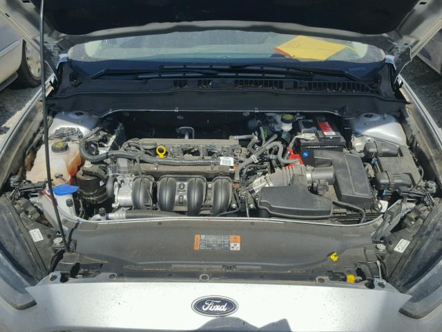 3FA6P0G70FR295351 - 2015 FORD FUSION S SILVER photo 7