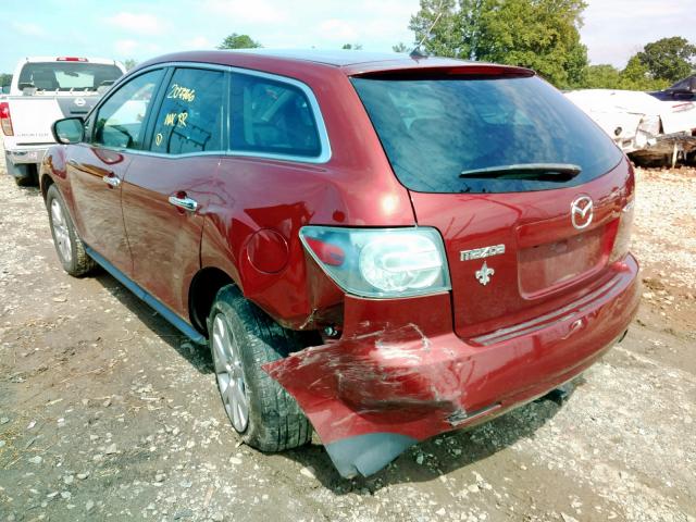 JM3ER293080203154 - 2008 MAZDA CX-7 MAROON photo 3