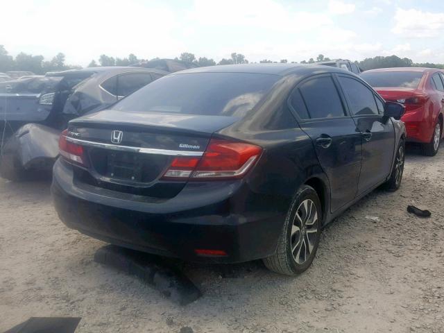 2HGFB2F86EH536873 - 2014 HONDA CIVIC EX BLACK photo 4