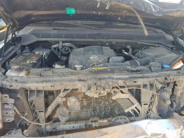 1N6BA0ED7BN310280 - 2011 NISSAN TITAN S BLUE photo 7