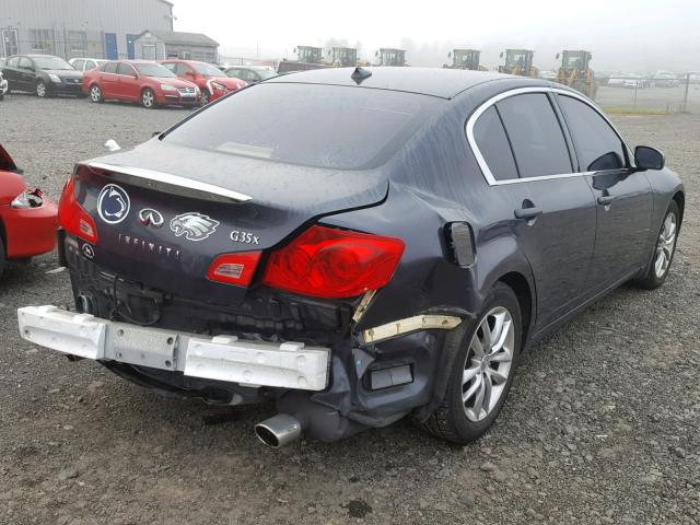 JNKBV61F38M254045 - 2008 INFINITI G35 GRAY photo 4