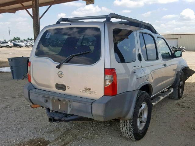 5N1ED28T14C645776 - 2004 NISSAN XTERRA XE SILVER photo 4