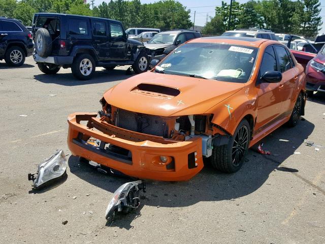 JF1GV7F60DG028338 - 2013 SUBARU IMPREZA WR ORANGE photo 2