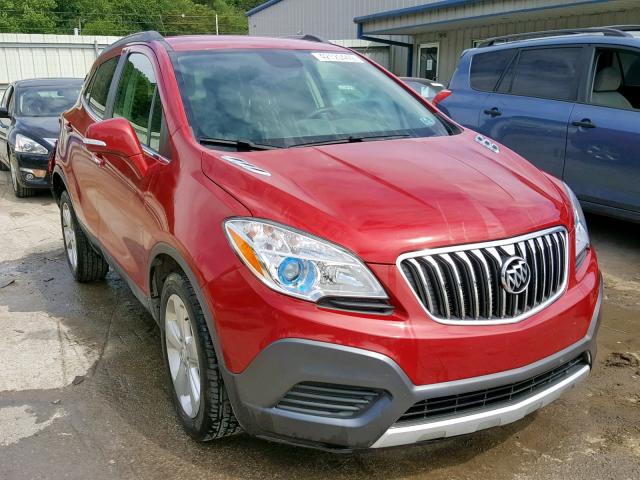 KL4CJESB4GB746160 - 2016 BUICK ENCORE MAROON photo 1