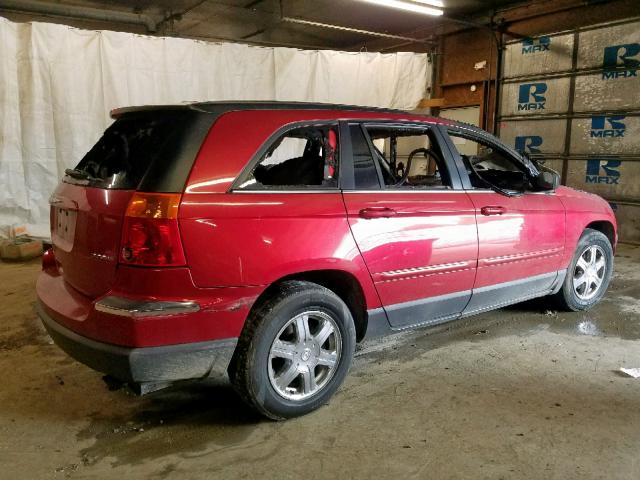 2C8GF68444R641511 - 2004 CHRYSLER PACIFICA MAROON photo 4