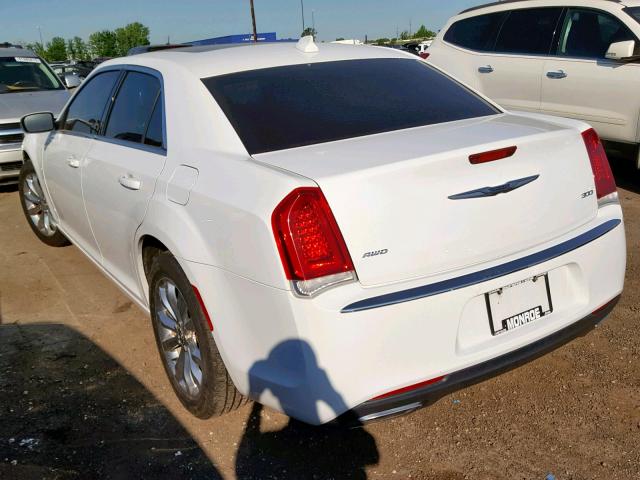 2C3CCARG3GH262230 - 2016 CHRYSLER 300 LIMITE WHITE photo 3