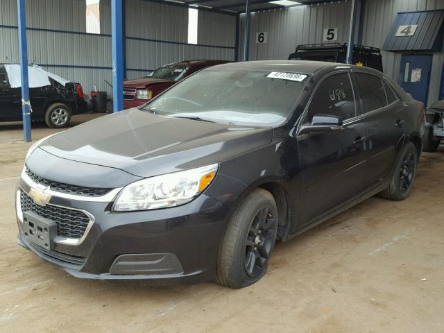 1G11C5SL0EF302496 - 2014 CHEVROLET MALIBU 1LT BLACK photo 2