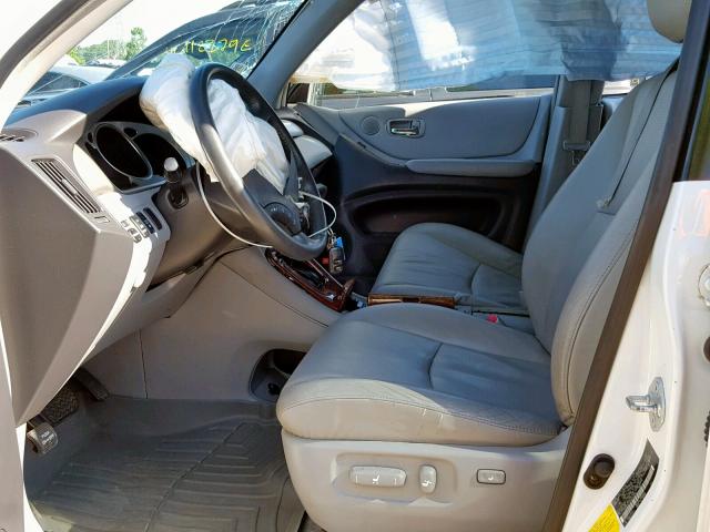 JTEEP21A660162692 - 2006 TOYOTA HIGHLANDER WHITE photo 5