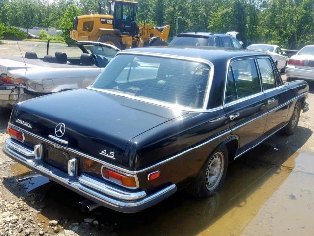 10806812019519 - 1973 MERCEDES-BENZ 280SEL BLACK photo 4