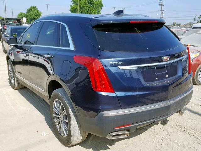 1GYKNBRS9HZ281940 - 2017 CADILLAC XT5 LUXURY BLUE photo 3