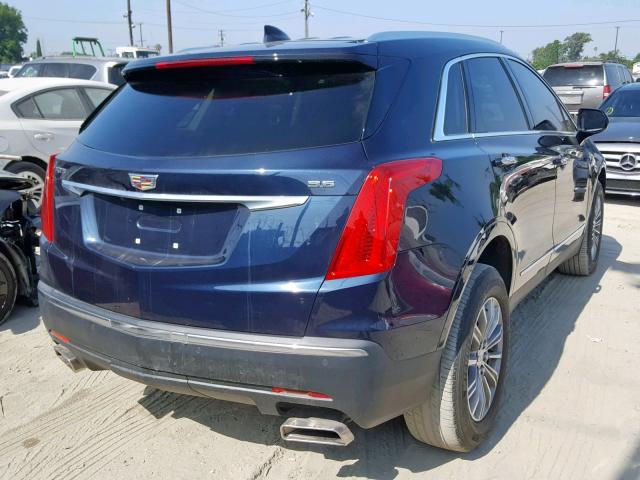 1GYKNBRS9HZ281940 - 2017 CADILLAC XT5 LUXURY BLUE photo 4