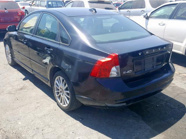 YV1390MS9A2491943 - 2010 VOLVO S40 2.4I BLACK photo 3