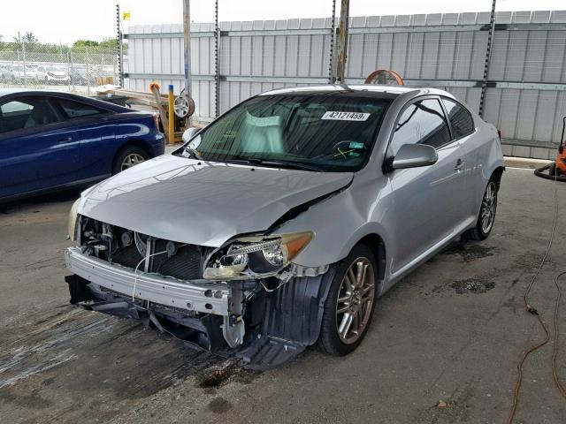 JTKDE177270208394 - 2007 TOYOTA SCION TC ვერცხლისფერი ფოტო 2