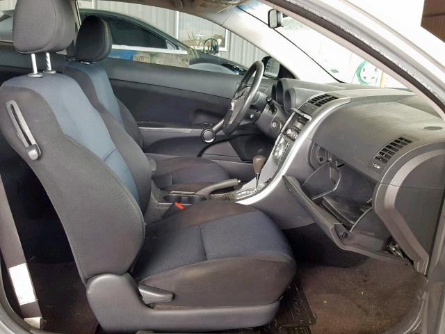 JTKDE177270208394 - 2007 TOYOTA SCION TC ვერცხლისფერი ფოტო 5