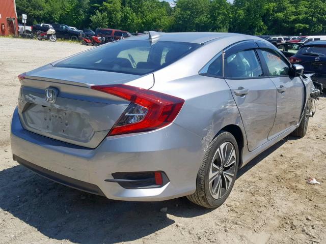 19XFC1F73JE200259 - 2018 HONDA CIVIC EXL SILVER photo 4