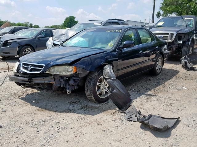 19UUA5678YA051057 - 2000 ACURA 3.2TL BLACK photo 2