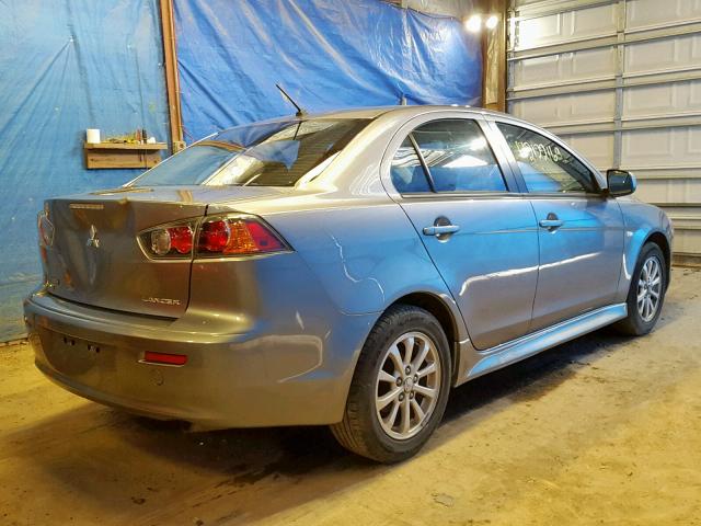 JA32V2FW2CU018416 - 2012 MITSUBISHI LANCER SE GRAY photo 4