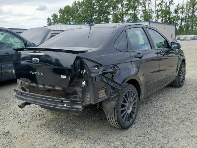 1FAHP36N99W261890 - 2009 FORD FOCUS SES BLACK photo 4