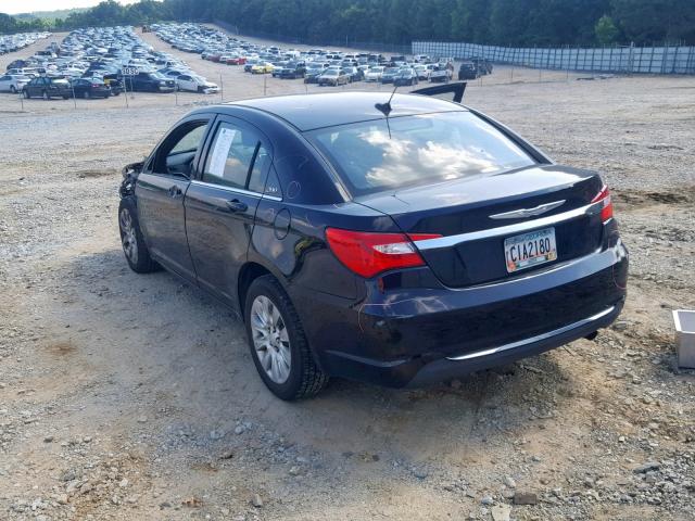 1C3CCBAB6DN689894 - 2013 CHRYSLER 200 LX BLACK photo 3