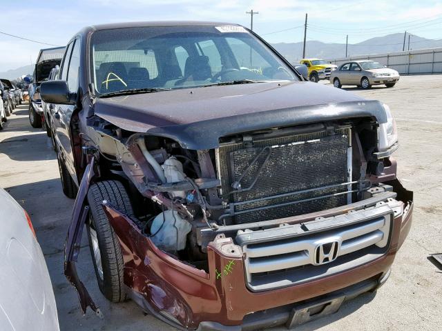 5FNYF181X7B026640 - 2007 HONDA PILOT LX MAROON photo 1