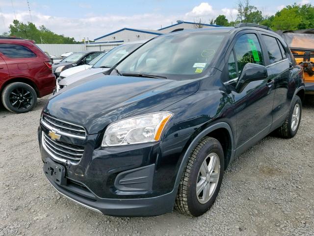 3GNCJRSB4FL224288 - 2015 CHEVROLET TRAX 1LT BLACK photo 2