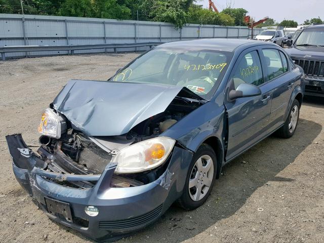 1G1AL58F277369115 - 2007 CHEVROLET COBALT LT BLUE photo 2