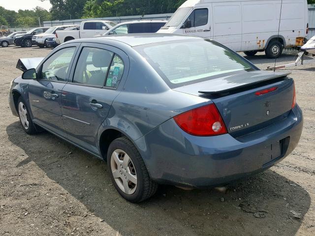 1G1AL58F277369115 - 2007 CHEVROLET COBALT LT BLUE photo 3