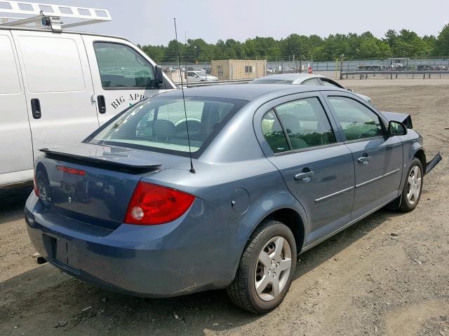 1G1AL58F277369115 - 2007 CHEVROLET COBALT LT BLUE photo 4