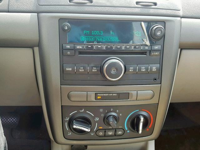 1G1AL58F277369115 - 2007 CHEVROLET COBALT LT BLUE photo 9