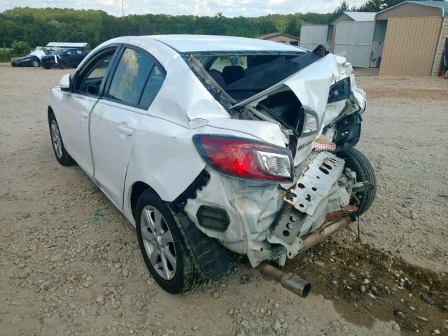 JM1BL1SF2A1263772 - 2010 MAZDA 3 I WHITE photo 3