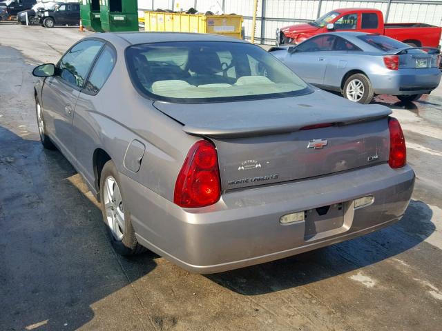 2G1WJ15K879323096 - 2007 CHEVROLET MONTE CARL GOLD photo 3