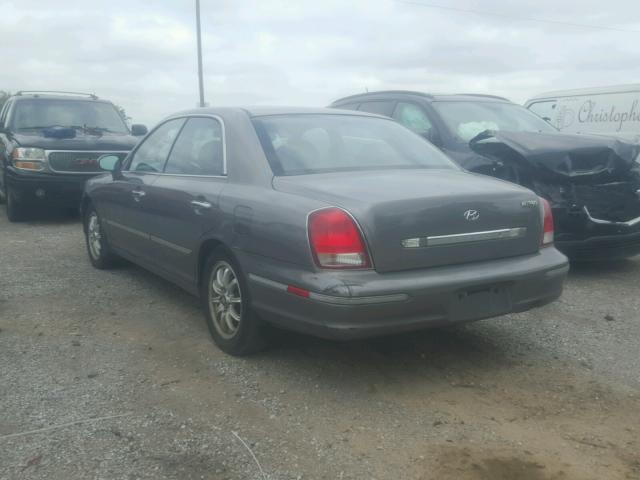 KMHFU45E82A233434 - 2002 HYUNDAI XG 350 GRAY photo 3