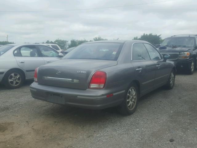 KMHFU45E82A233434 - 2002 HYUNDAI XG 350 GRAY photo 4