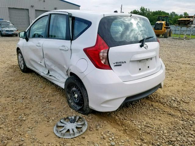 3N1CE2CP1HL354338 - 2017 NISSAN VERSA NOTE WHITE photo 3